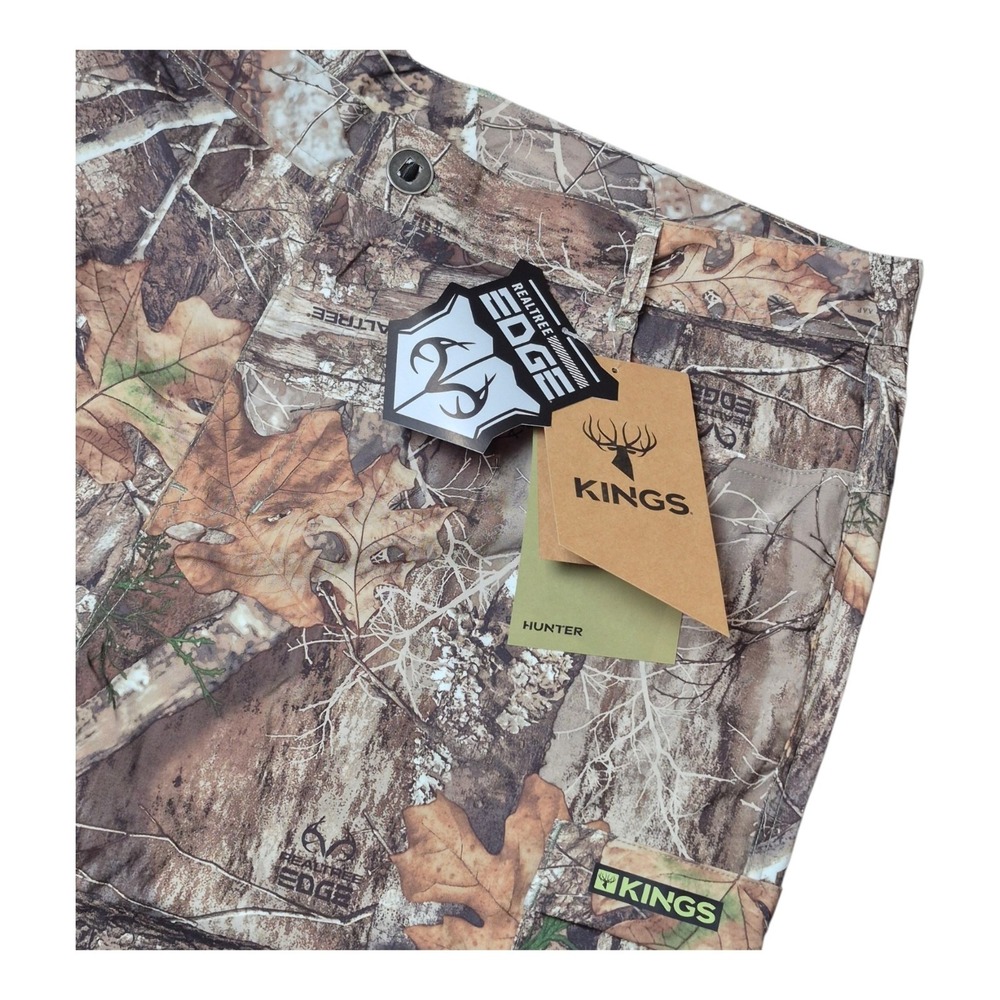 King's Camo Hunter Pant 2.0 Men's 40T Realtree Edge Hunting Stretch Pants NWT